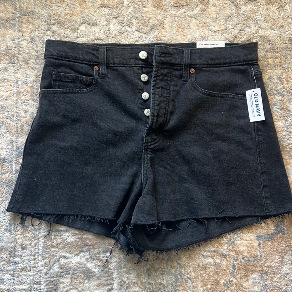 Old Navy Black jean shorts